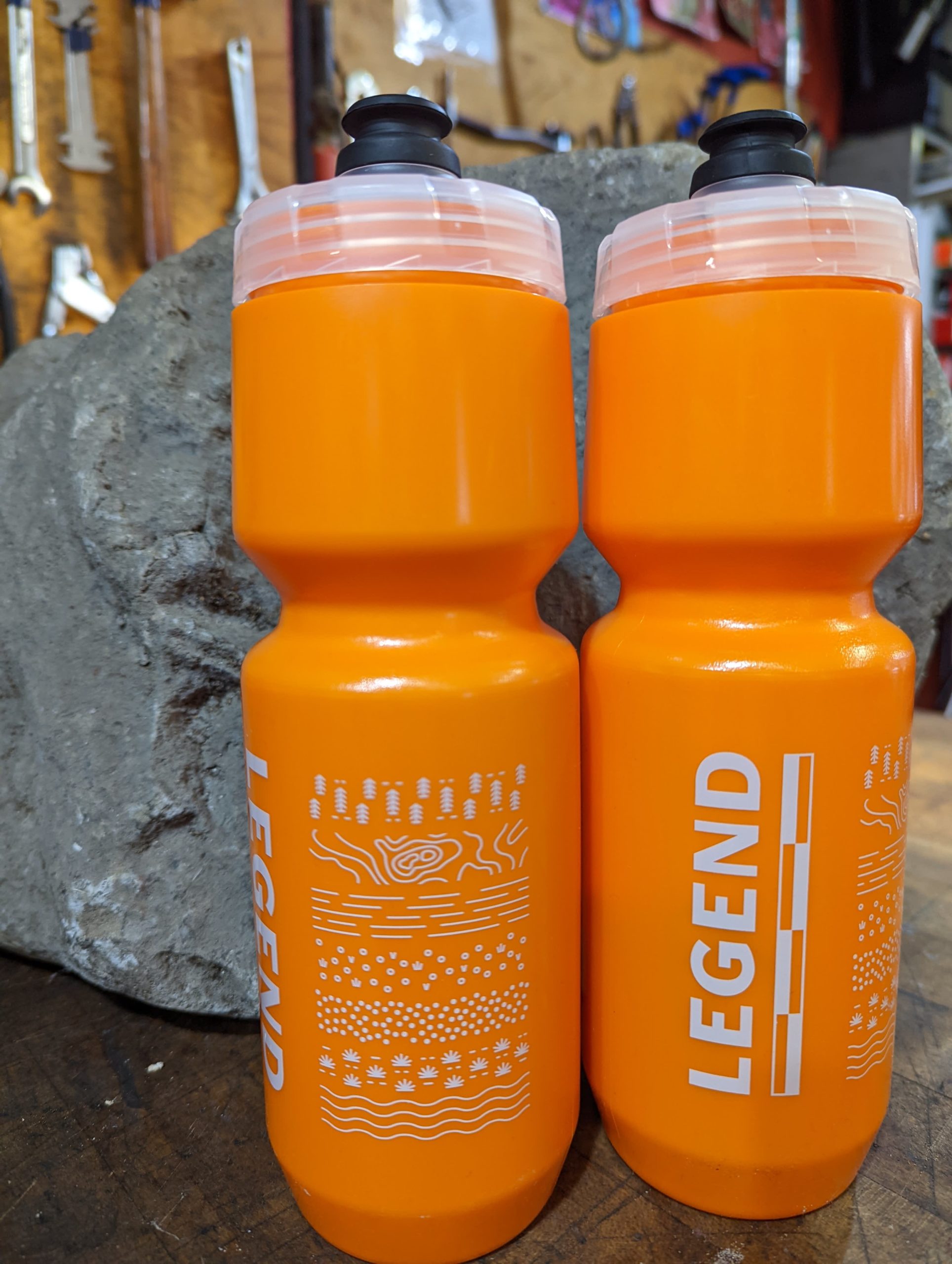 Legend Bicycle Water Bottle 26oz - Hunter Orange
